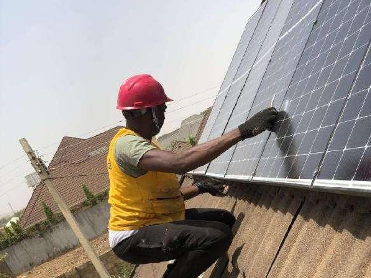 Rooftop panel mounting